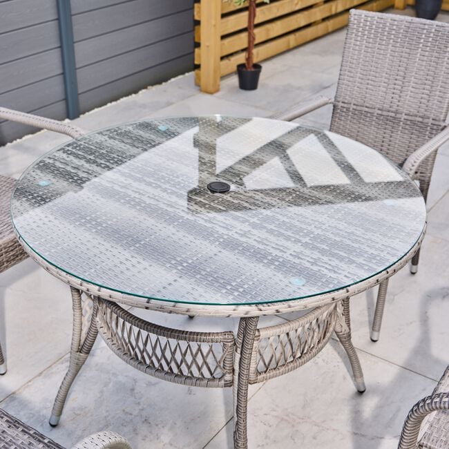 Siena 5 Piece Rattan Dining Set