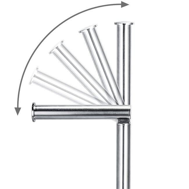 Freestanding Toilet Roll Spike & Holder