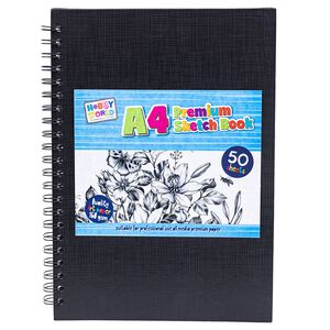 Hobby World A4 Premium Sketchbook - 50 Sheets