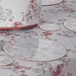 Lace Floral Round Mats & Coasters 4 Pack