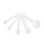 Apollo Measuring Spoons Set of 5 - White