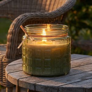 Citronella Glass Jar Candle
