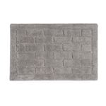 COTTON BRICK STEEL 50x80 Bath Mat