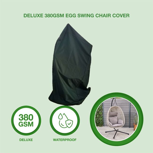Deluxe 380GSM Egg Swing Chair Cover 