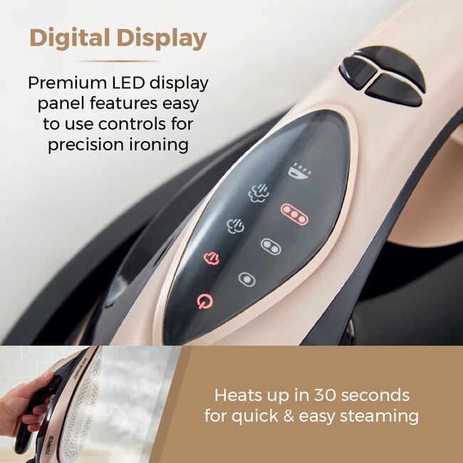 Tower Ceraglide 2400W Steam Generator Iron