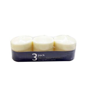 Small Pillar Candles Set Of 3