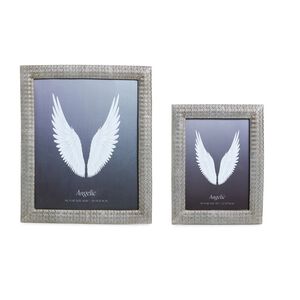 ANGELIC STUDDED 8x10" FRAME Silver