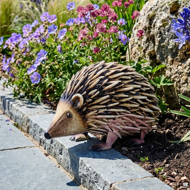 Metal Hedgehog Garden Ornament