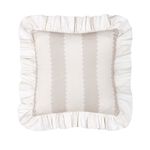 WYLDER BIRDIE STRIPE OAT/MILK 45X45 Cushion