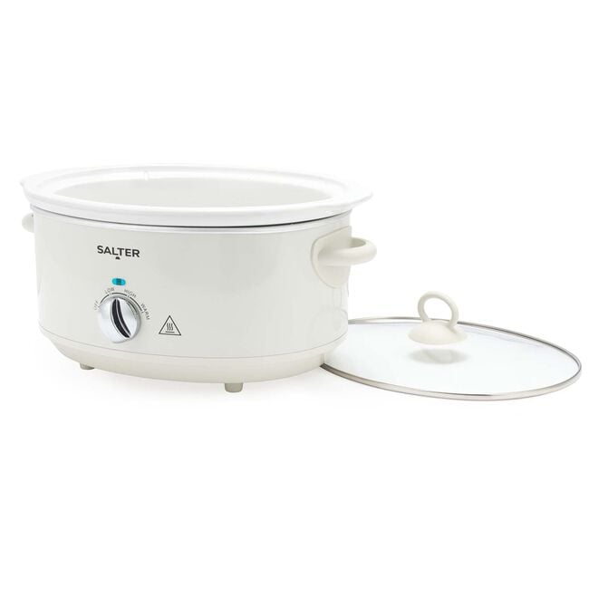SALTER RETRO CREAM 6.5L Slow Cooker