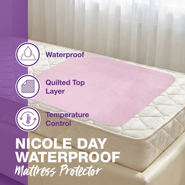 Nicole Day Waterproof Bed Pad Mattress Protector