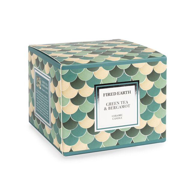 Fired Earth Green Tea & Bergamot Large Candle