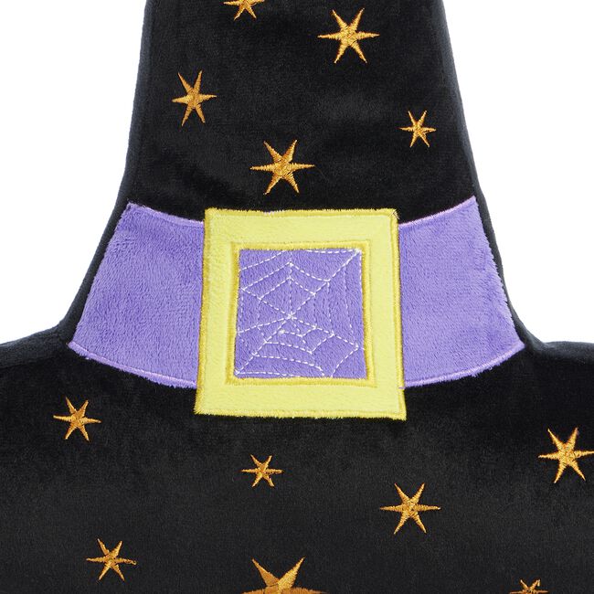 Witches Hat Halloween Cushion 38cm - Black