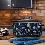 Laura Ashley Elveden Navy 6.5L Slow Cooker