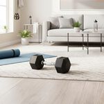 Body Go Rubber Hex Dumbbell 7.5kg