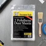 Polythene Dust Sheets - 2Pk