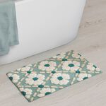 Tile Blue Bath Mat 50cm x 80cm