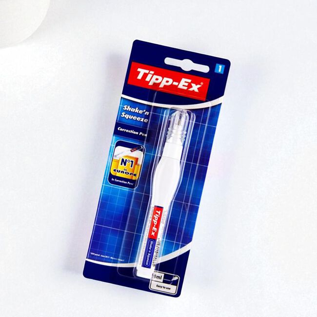 Tipp-ex Shake 'n Squeeze 8ml Pen - Carded