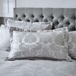 CATHERINE LANSFIELD DAMASK JACQUARD SILVER 50x75cm Pillowshams