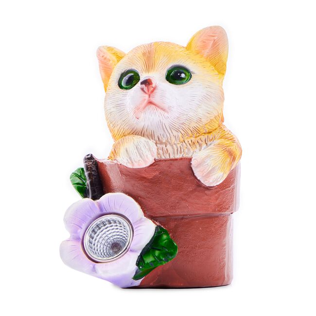 Puppy & Kitten Garden Solar Light