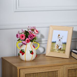 Strawberry Ceramic Amphora Vase