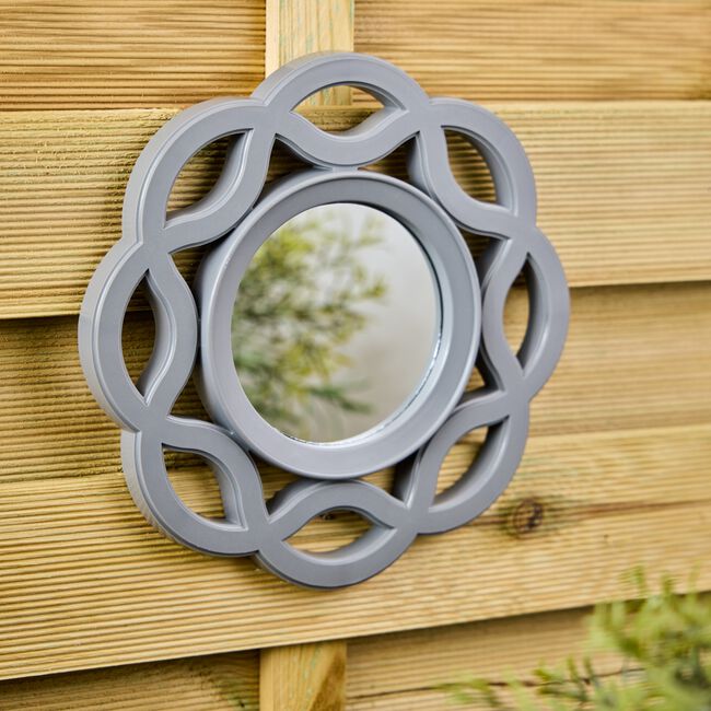 Round Garden Mirror