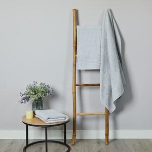  TURKISH COTTON SUPERSOFT 550GSM SILVER Hand Towel