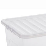 Wham Crystal 80L Clear Storage Box & Lid