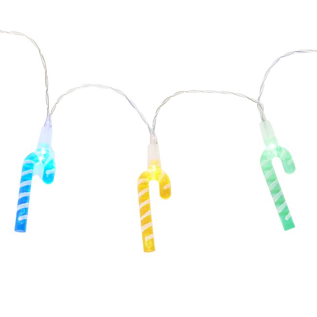 20 LED Candy Cane String Lights