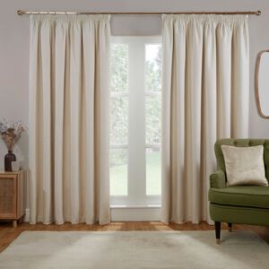 P/PLEAT BLACKOUT THERMAL B/WEAVE NATURAL 66x54 Ctn