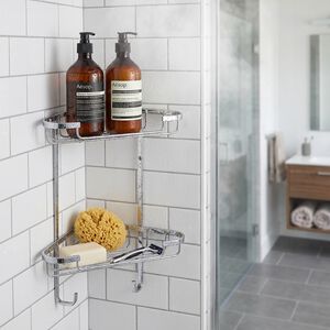 Croydex 2 Tier Corner Basket