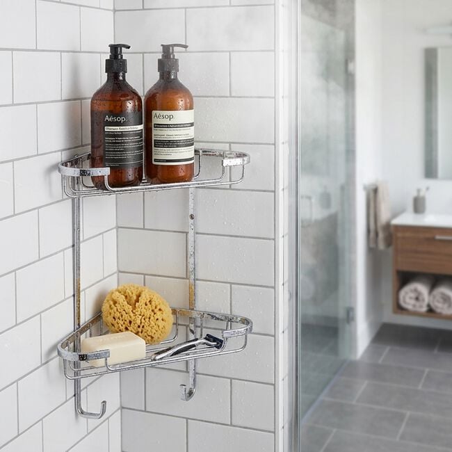 Croydex 2 Tier Corner Basket