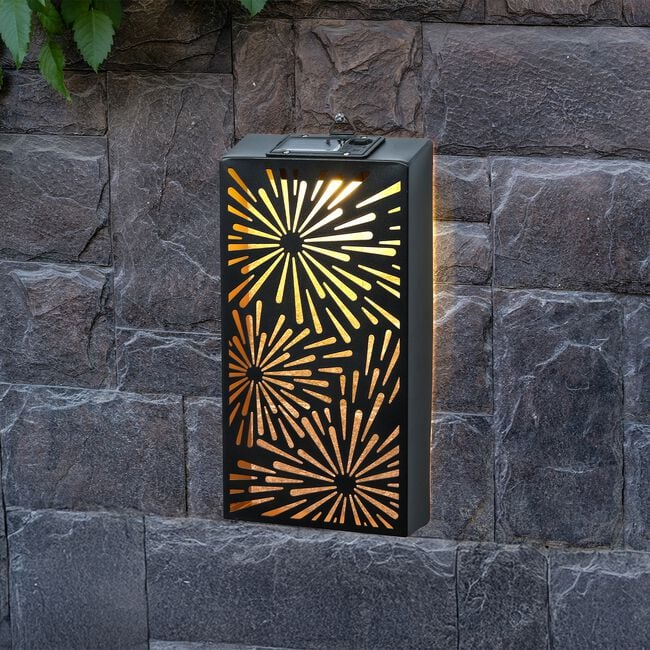 Sunburst Solar Wall Light Art