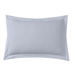 OXFORD PILLOWCASE PAIR Luxury Percale Silver 11L