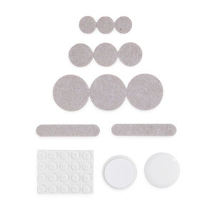 Heavy Duty Felt Sliders & Bumpers 214 Pack - Beige