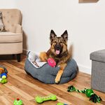 Soft Plush Chenille Pet Bed - Medium
