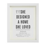 40X50CM MCINTOSH WHITE POSTER Frame