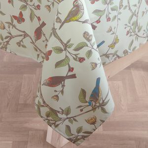 Woodland Birds Tablecloth 160cm x 230cm 
