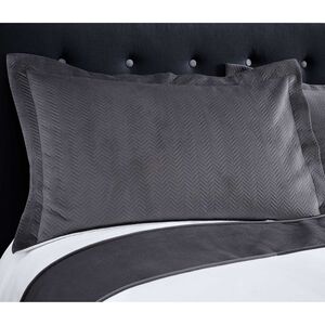 Ribeiro Velvet Pillowshams Grey 50 x 75cm