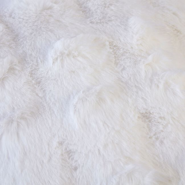 LUXE FAUX FUR WHITE 45x45 Cushion