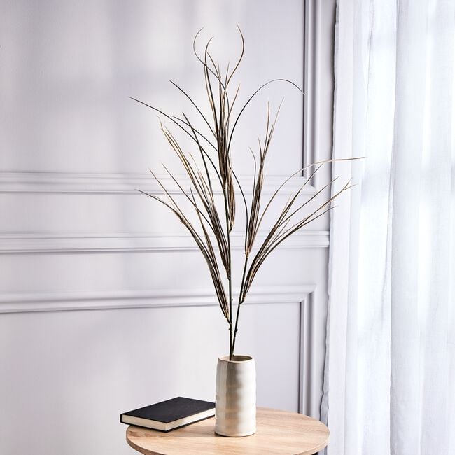 Grass Spray Vanilla Faux Flower