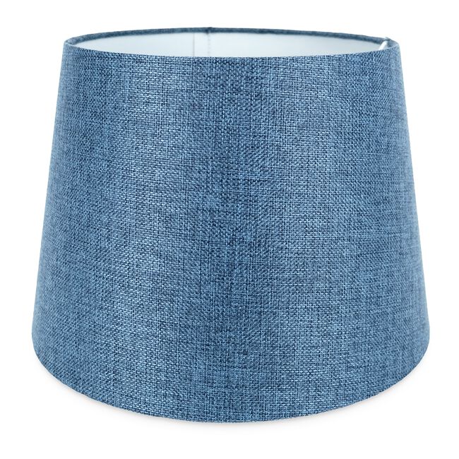 NAVY BLUE LINEN SHADE 12"