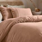 KING DUVET COVER Lark Pink Clay