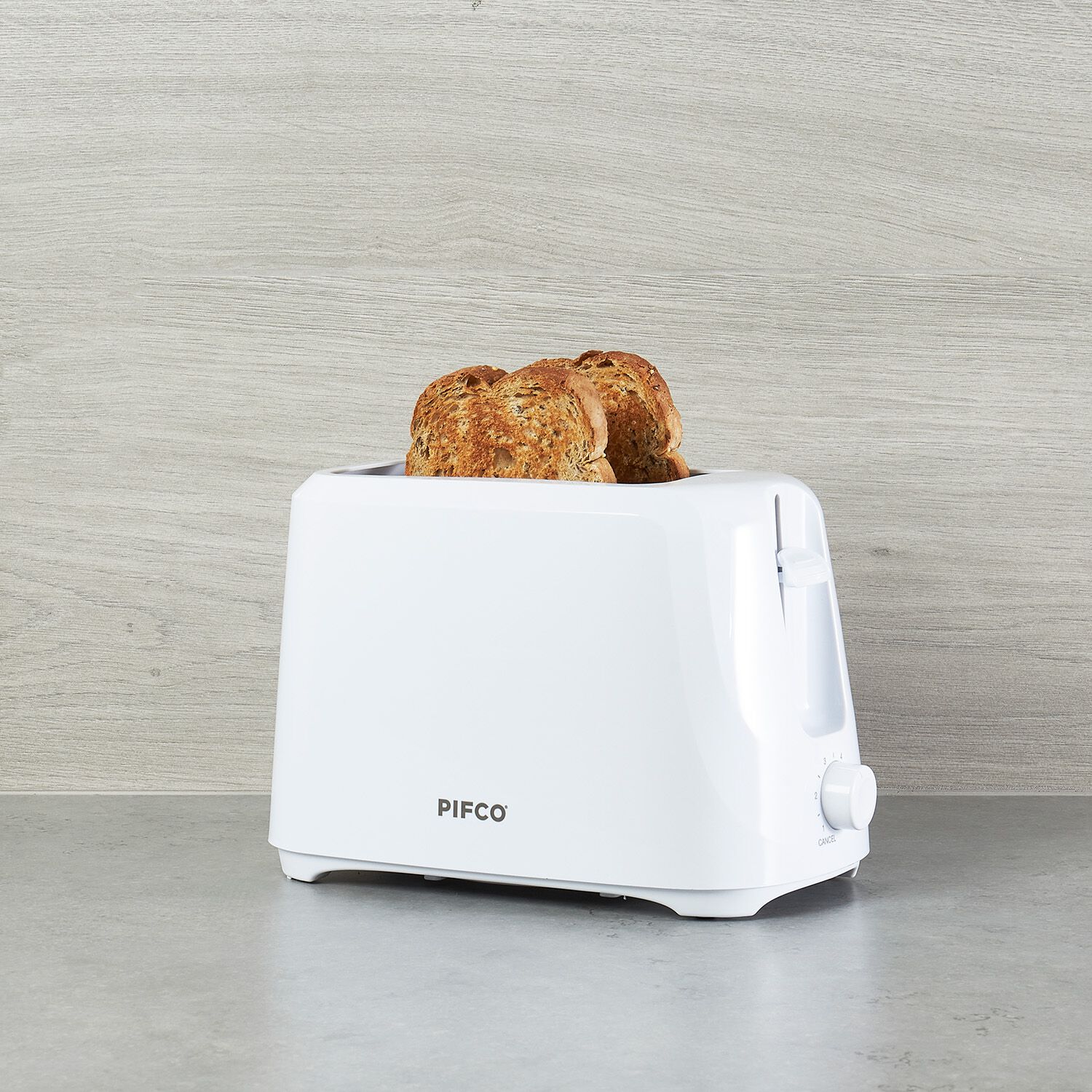 Pifco Essential 2 Slice White Toaster Home Store + More