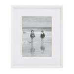 8x10" REINE WHITE Wood Bevelled Frame