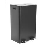 60L RECYCLING BIN Dark Grey