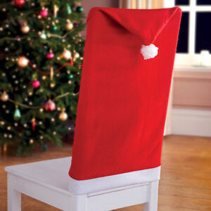 Santa Hat Chair Covers- Set of Two