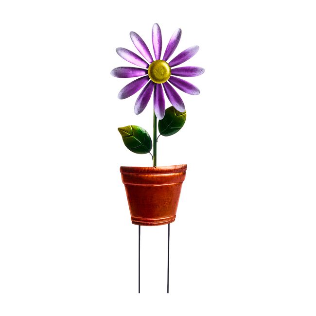 Spinning Flower Plant Pot Decoration