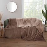 Extra Large Family Throw 305cm x 305cm - Mink