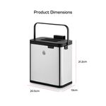 Swan 3L Stainless Steel Compost Bin